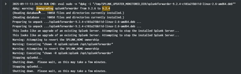 Splunk v10 Remote Upgrader – Octamis blog
