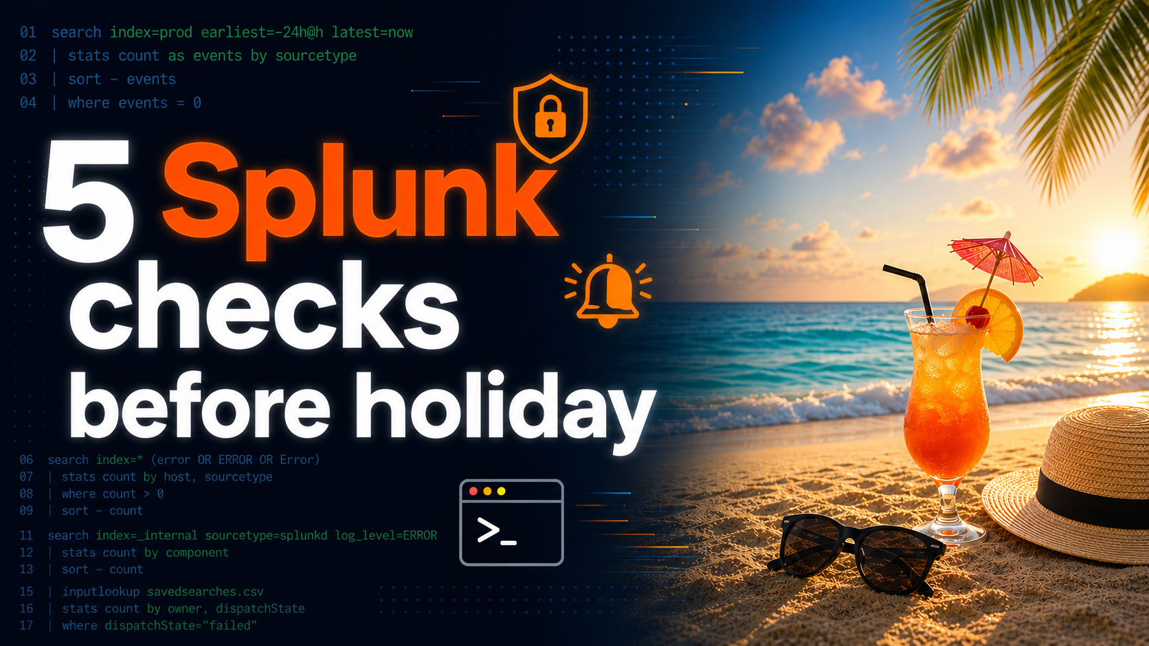 5 Splunk checks before heading on holiday!